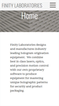 Mobile Screenshot of finitylabs.com