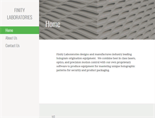 Tablet Screenshot of finitylabs.com